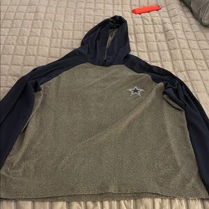 5/$25 BUNDLE OPTION Antigua Lightweight Hoodie with Cowboys logo